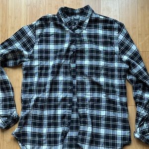 Todd Snyder black/white flannel